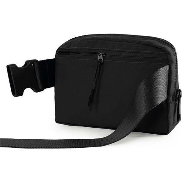 Unisex Mini Belt Bag with Adjustable Strap Small Waist Pouch for Workout Running - Picture 4 of 6